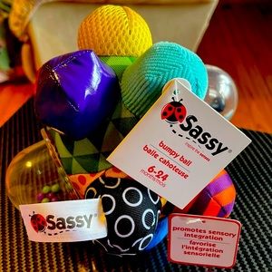 Sassy Bumpy Rattle ball